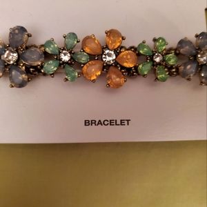 Multi-colored Flower Stretch Bracelet